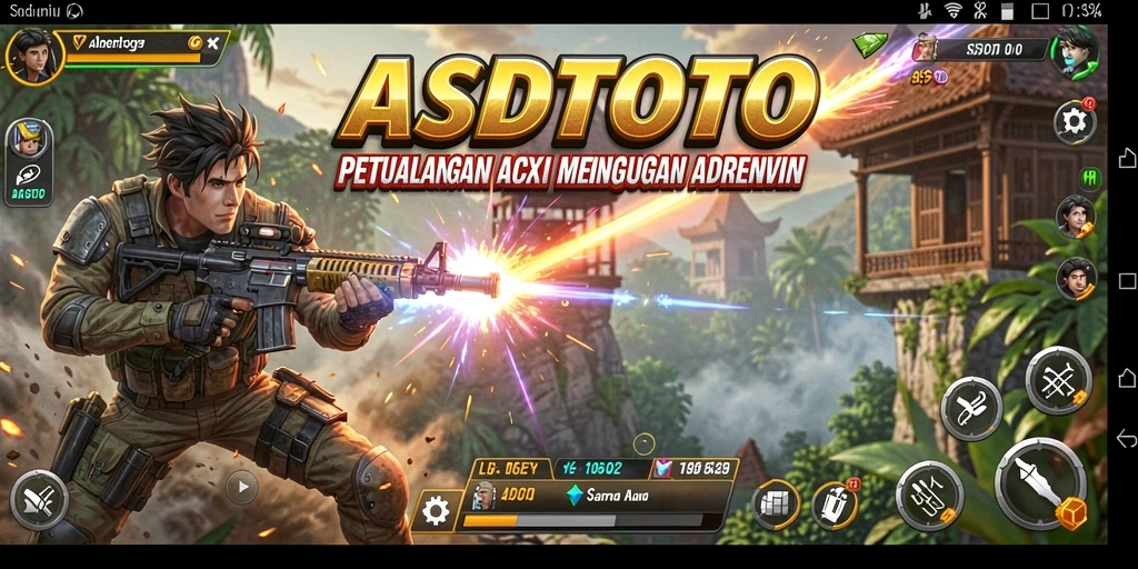Tampilan gameplay mendebarkan di ASDTOTO dengan aksi yang intens.
