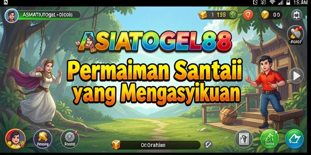 Tampilan gameplay menarik dari ASIATOGEL88 yang penuh warna.