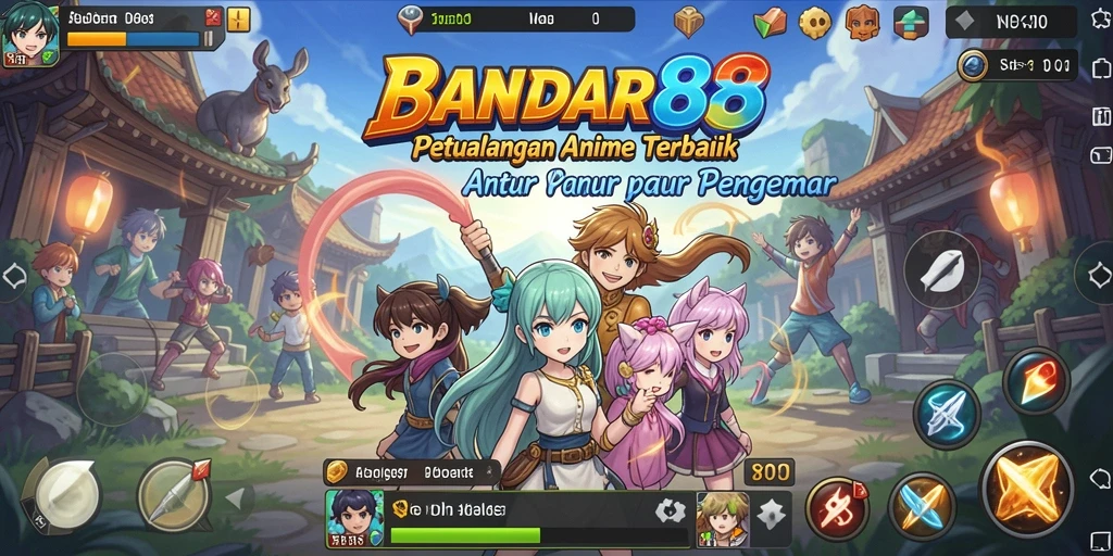 Tampilan awal gameplay BANDAR88 yang memikat dan penuh warna.