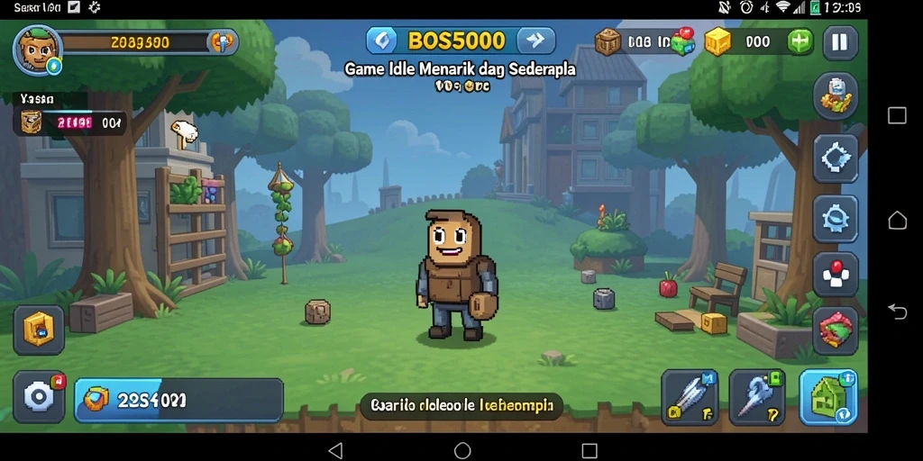Gameplay BOS5000 yang sederhana dan mengasyikkan.