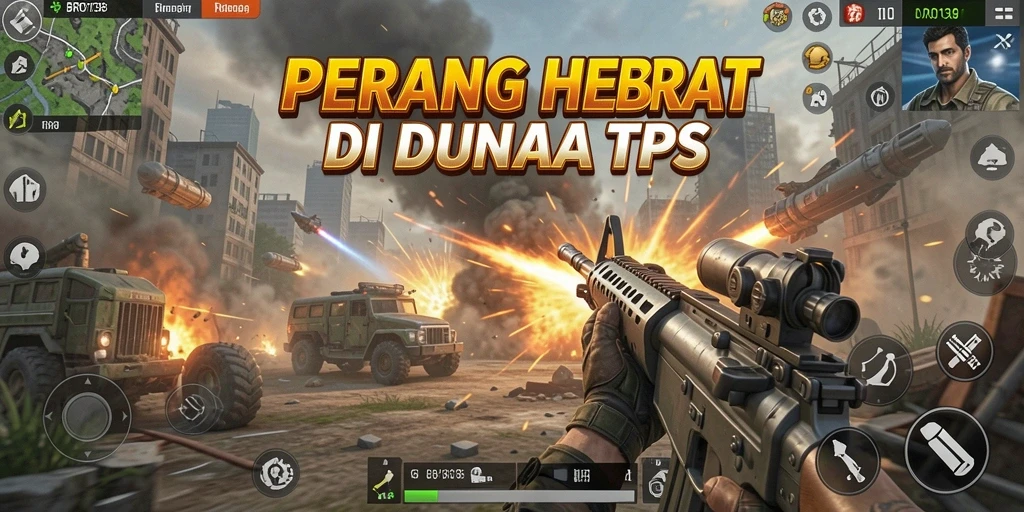 Tampilan gameplay seru di BRO138 saat aksi tembak-menembak berlangsung.