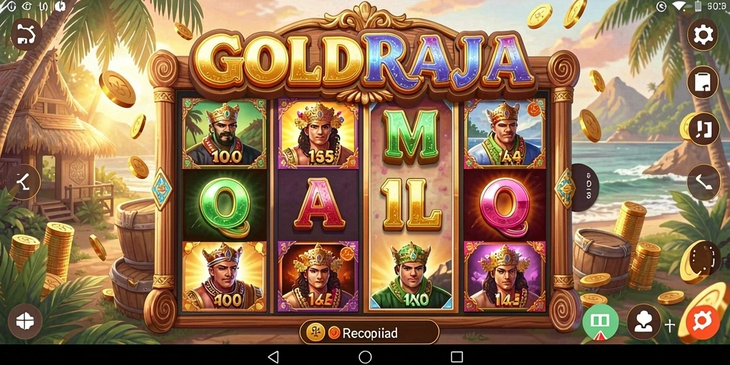 Tampilan menarik dari gameplay slot GOLDRAJA yang menegangkan.