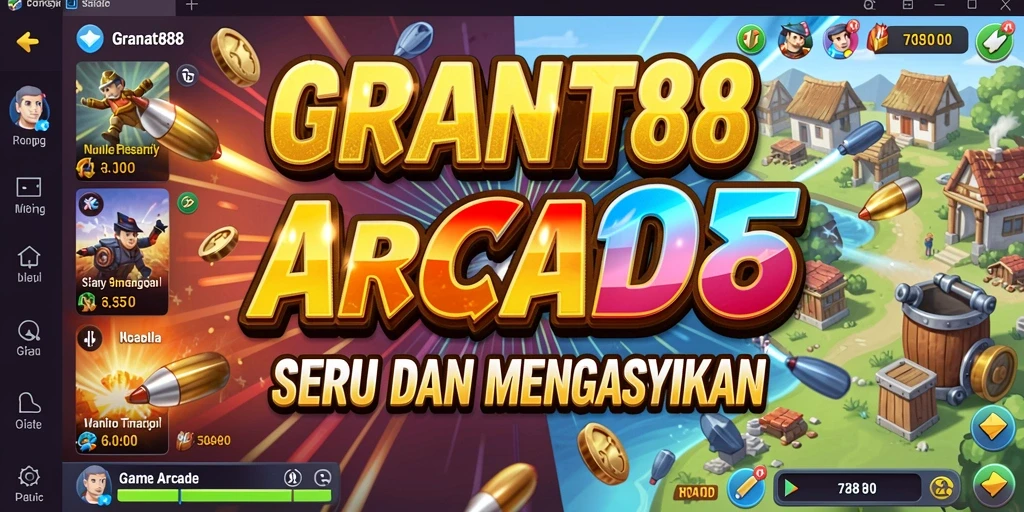 Tampilan gameplay <strong>GRANAT88</strong> yang menantang dan penuh warna.
