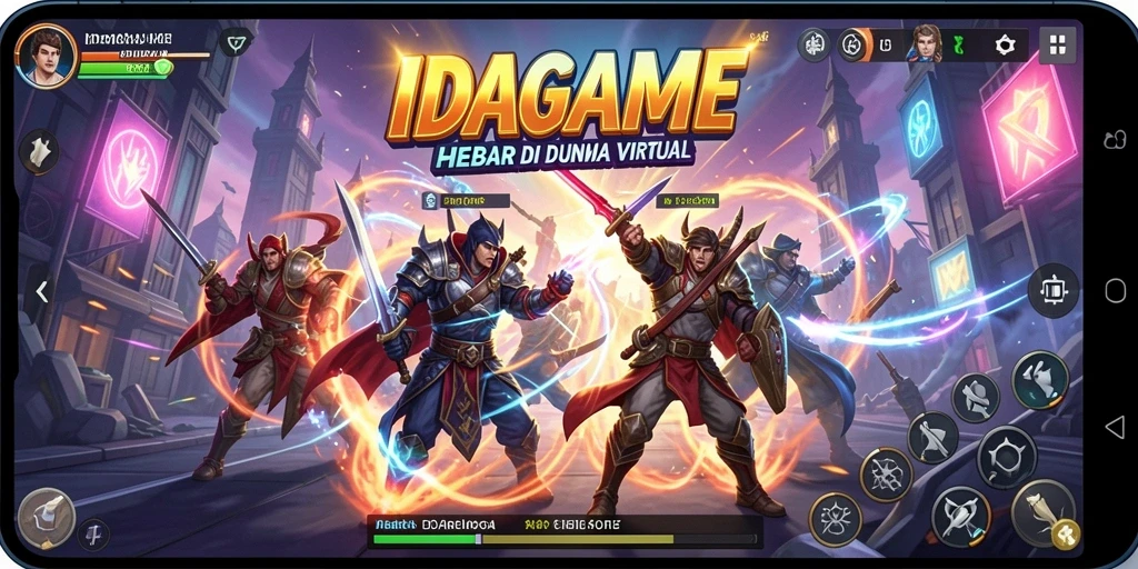 Screenshot gameplay IDAGAME yang menegangkan penuh aksi Fighting.