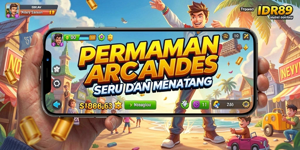 Tampilan gameplay menarik dari IDR89 yang penuh warna dan aksi cepat.
