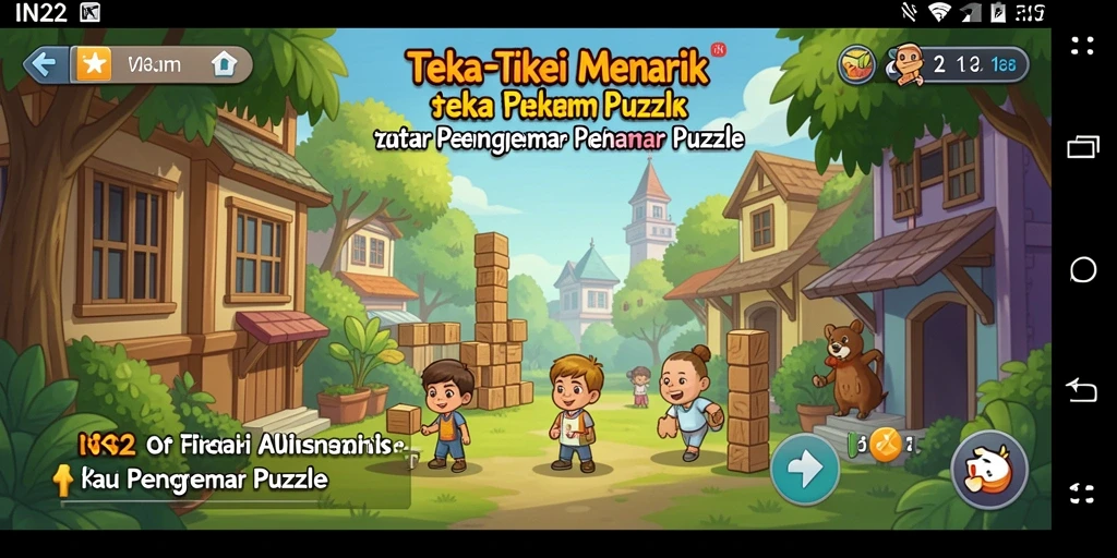 Screenshot game IN22 menampilkan teka-teki yang menarik dan gameplay yang seru.