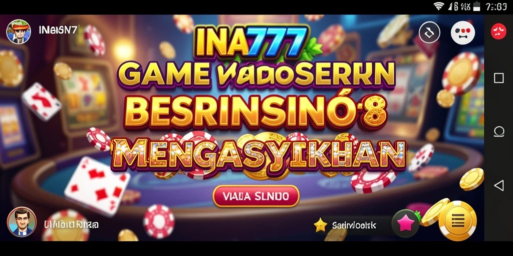 Tampilan menarik dari gameplay Kasino INA777 yang mengasyikkan.
