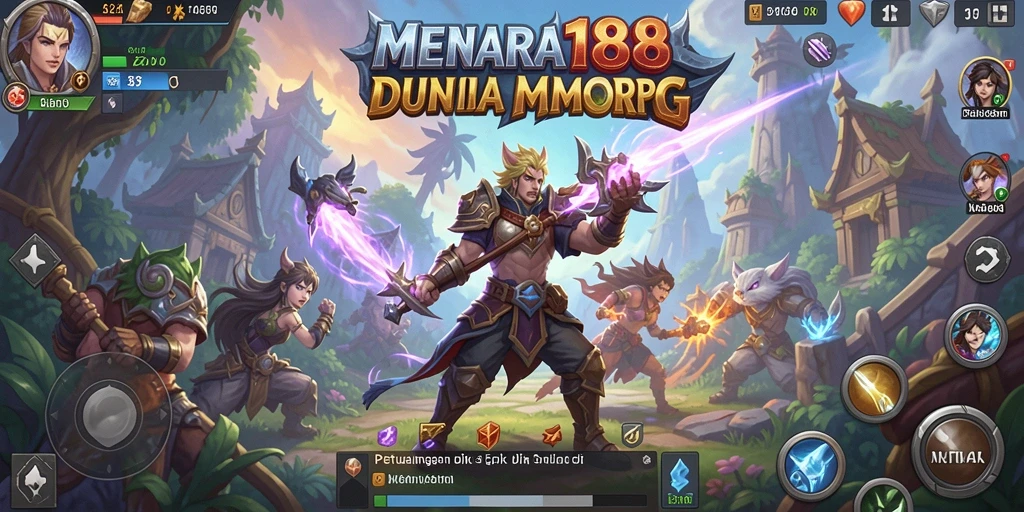 Tampilan gameplay MENARA188 yang menakjubkan dengan aksi seru.