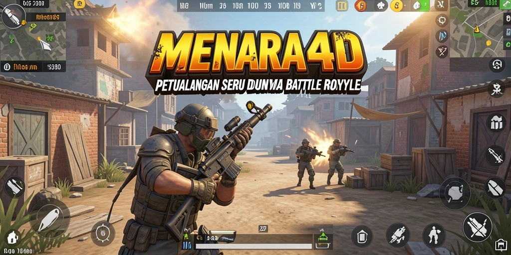 Tangkapan layar menampilkan aksi mendebarkan di <strong>MENARA4D</strong>.