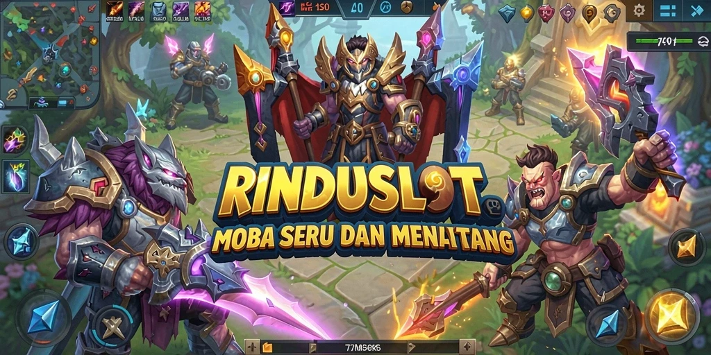 Screenshot menampilkan aksi seru saat bermain RINDUSLOT.