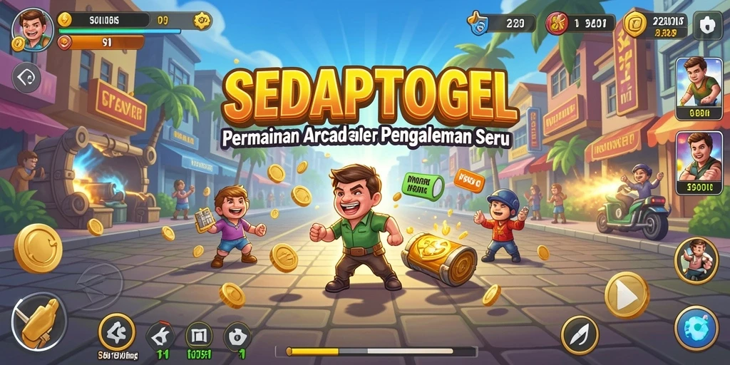 Tampilan gameplay menegangkan di SEDAPTOGEL dengan efek visual menarik.