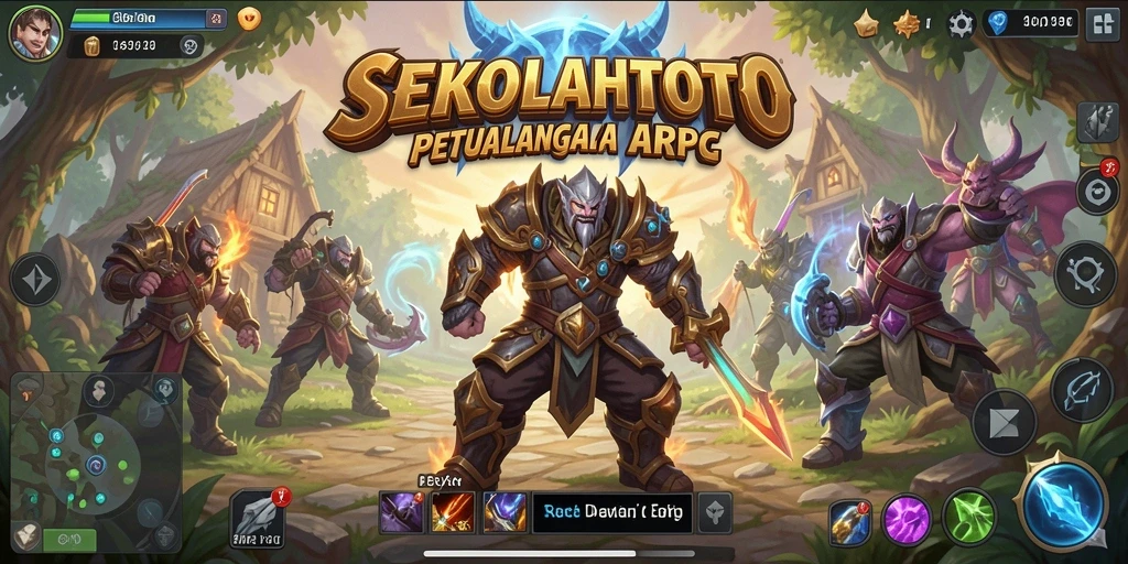 Gameplay menarik dari SEKOLAHTOTO yang penuh aksi ARPG.