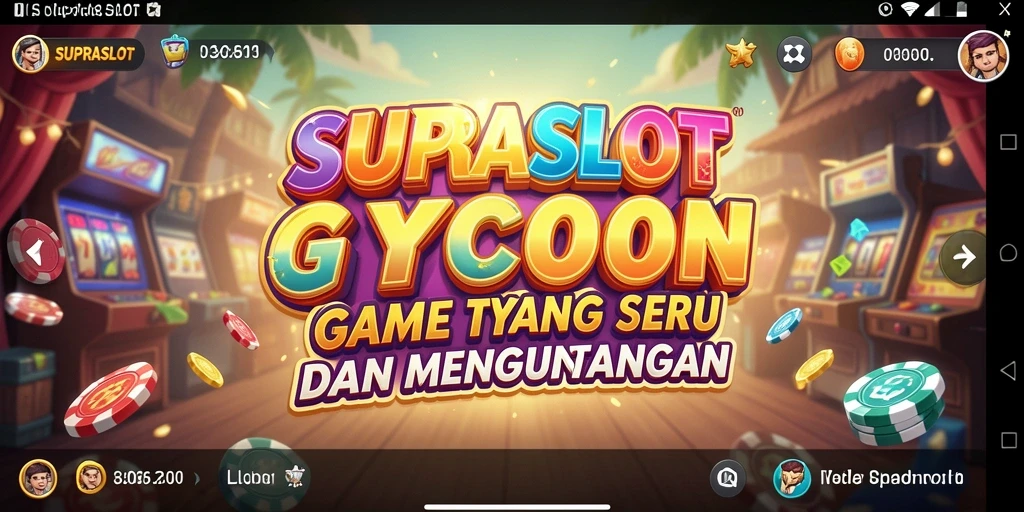 Tampilan gameplay SUPRASLOT yang menarik dan interaktif.