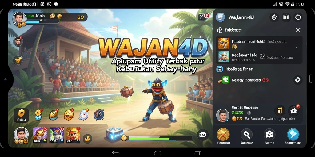 Screenshot WAJAN4D menampilkan antarmuka yang ramah pengguna dan fitur-fitur lengkap.